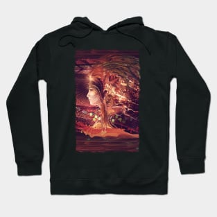 Shadow of a Thousand Lives - Visionary - Digital Painting - Manafold Art Hoodie